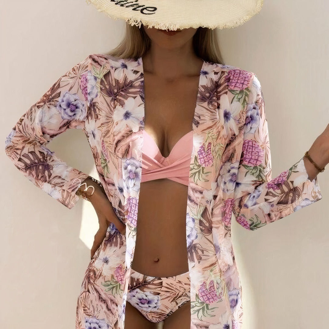 Burq | - 3-delige bikiniset met bloemenprint