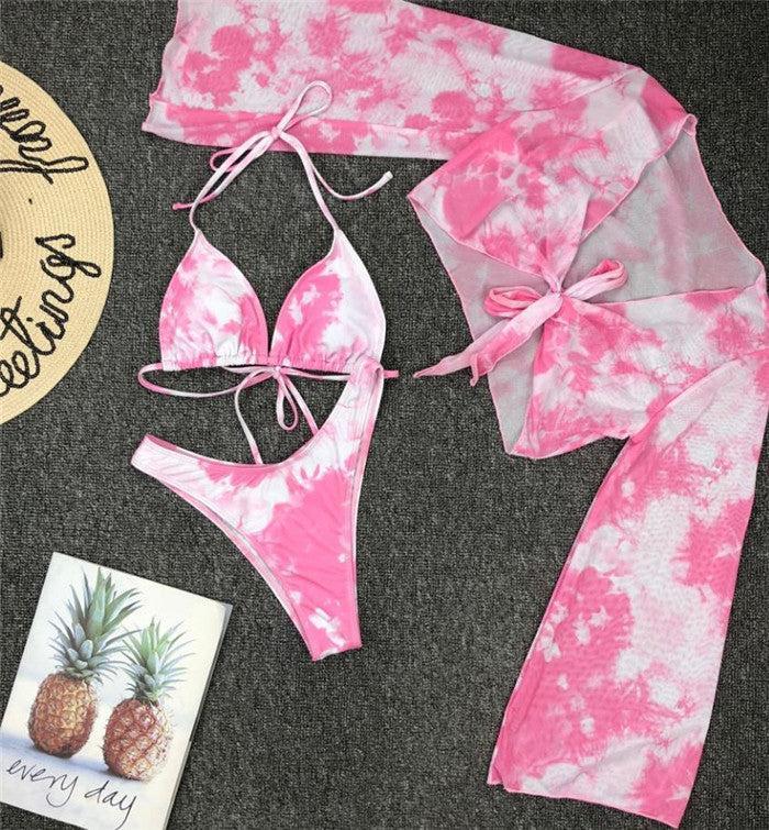 Burq | Bikini badmode dames driedelig luipaardbadpak