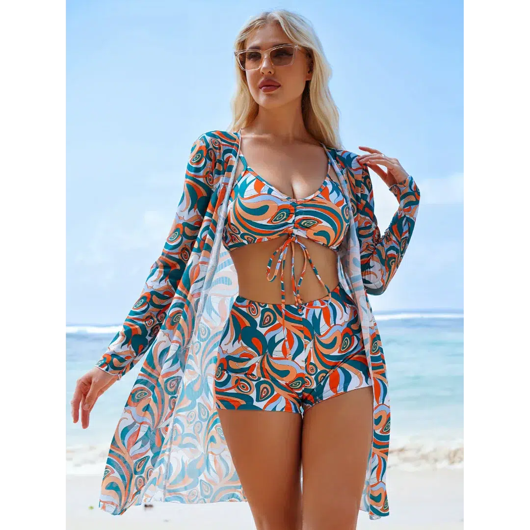 Burq | Bikiniset met geometrisch patroon