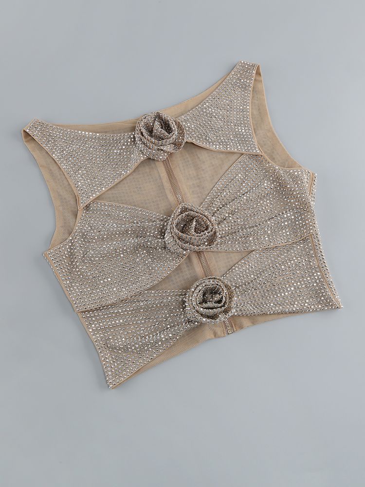 Burq | Bloemdecoratie elegante strassjurk