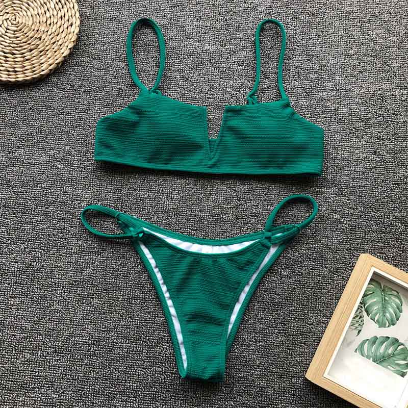 Burq | - Braziliaanse bikini met V-hals