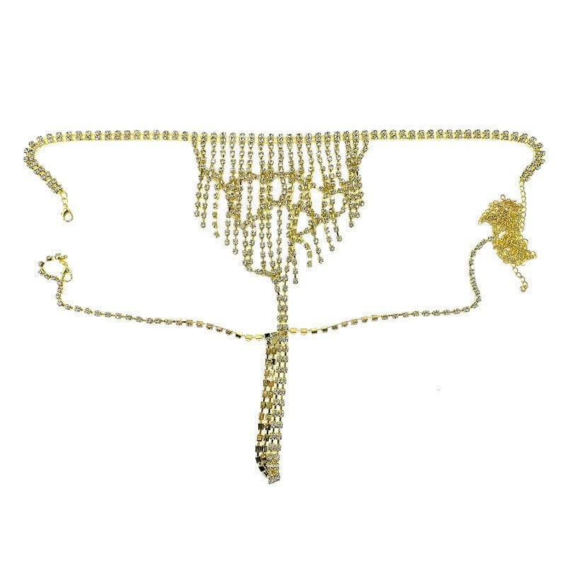 Burq | Comfortabel Strass Lingerie Kostuum Body Chain