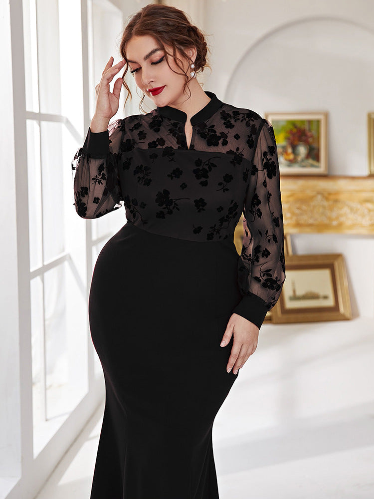 Burq | Deluxe moslim groot formaat jurk dames