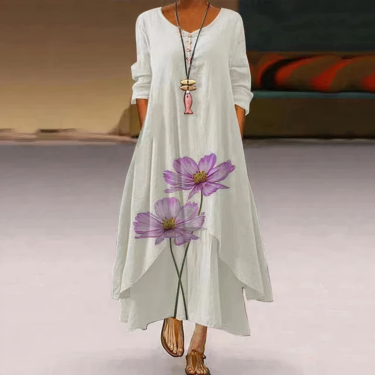 Burq | Elegante mode katoenen jurk