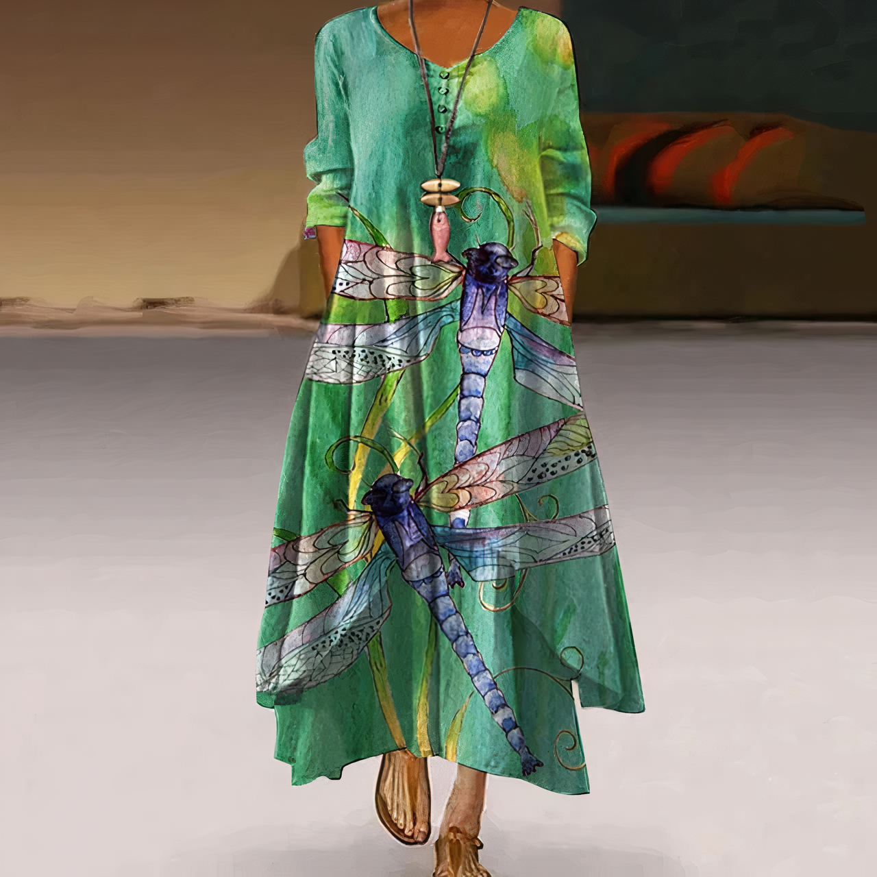 Burq | Elegante mode katoenen jurk
