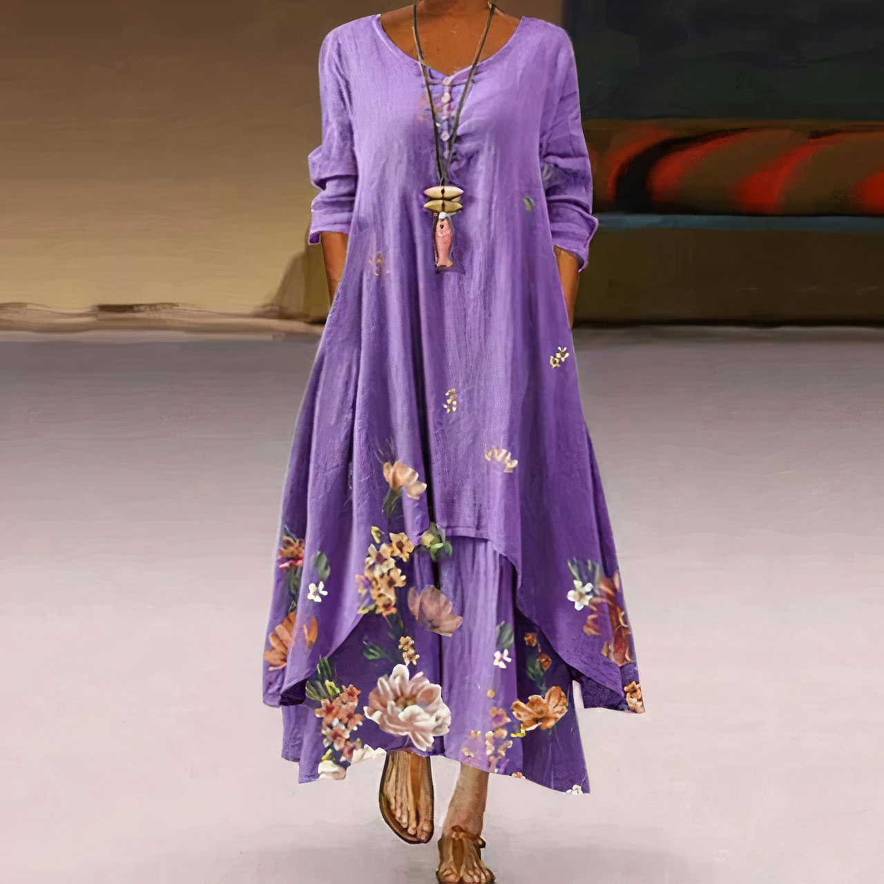 Burq | Elegante mode katoenen jurk