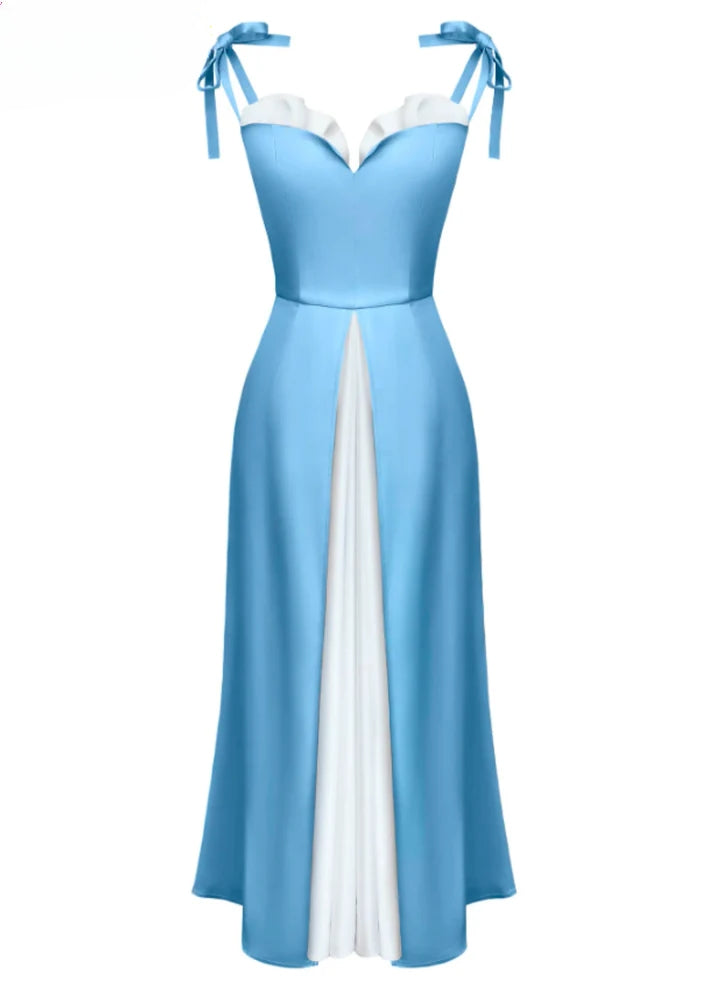 Burq | Glamoureuze overladen maxi jurk