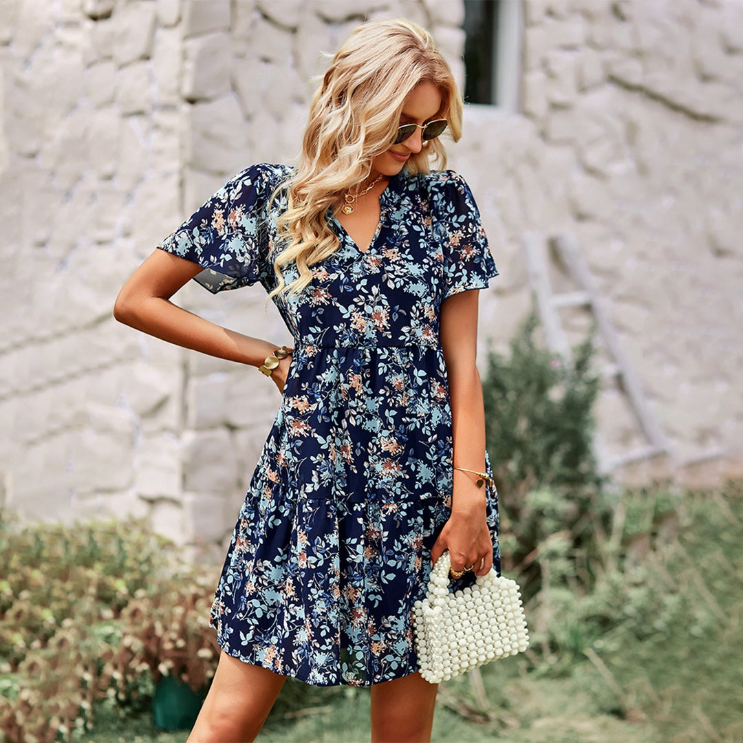 Burq | Hoogwaardige zomerjurk met bloemen