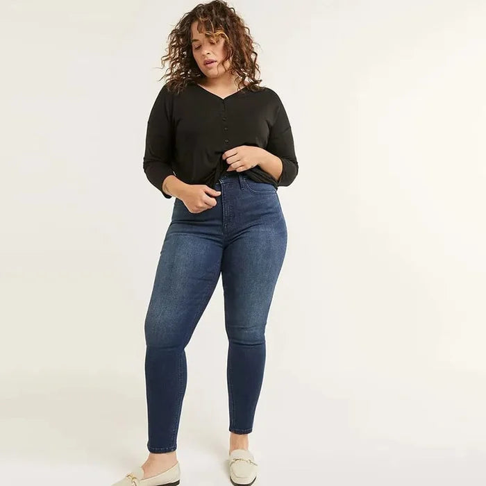 Burq - Jeansbroek met buik