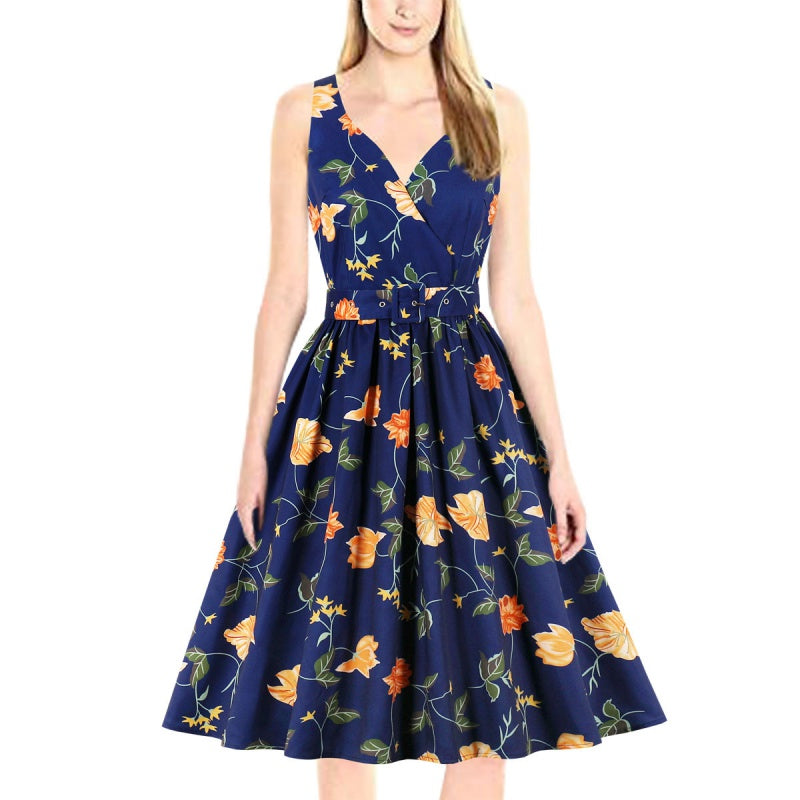 Burq | Moderne vintage printjurk