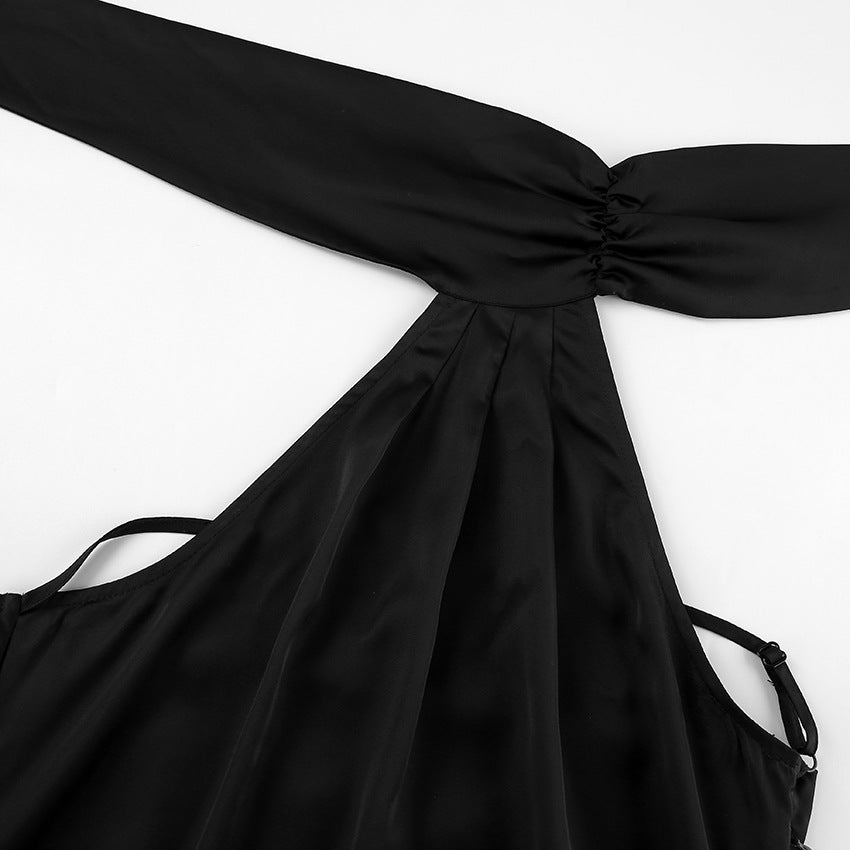 Burq | Nieuwe Franse halter mouwloze avondjurk voor dames