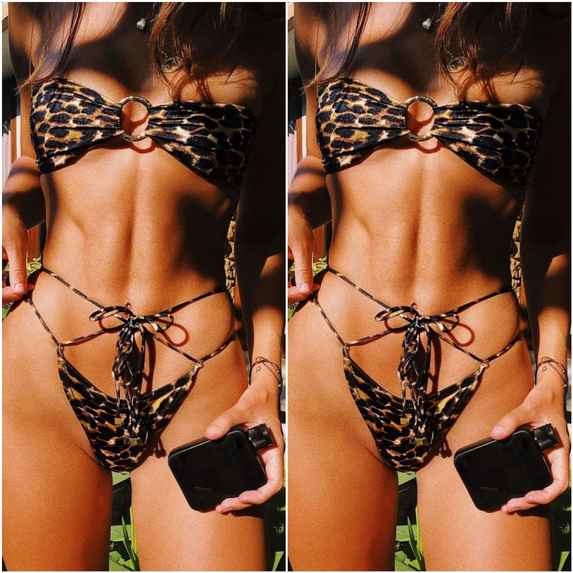 Burq | Opvallende bikini met luipaardprint