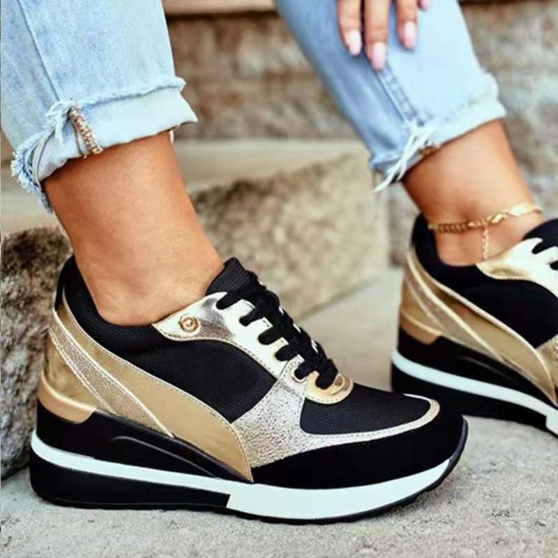 Burq | Orthopedische gouden sneakers