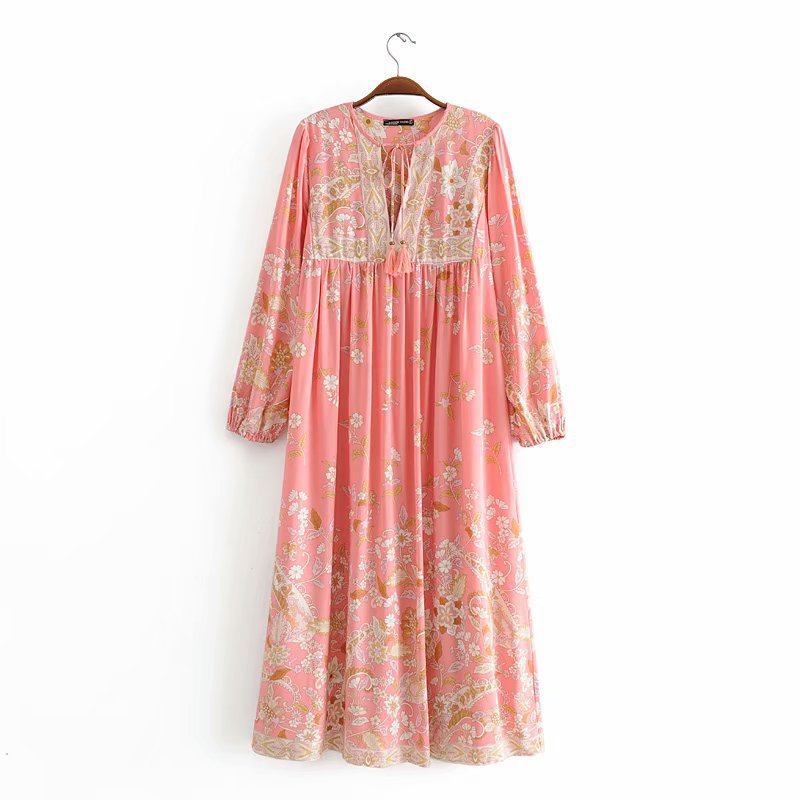 Burq | Prachtige bohemienjurk met franjes