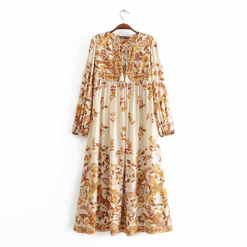 Burq | Prachtige bohemienjurk met franjes