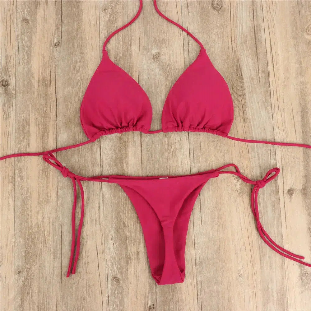 Burq | Push-up bikiniset enkelkleurig zomer