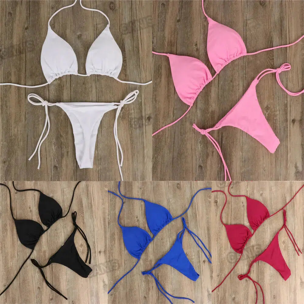 Burq | Push-up bikiniset enkelkleurig zomer