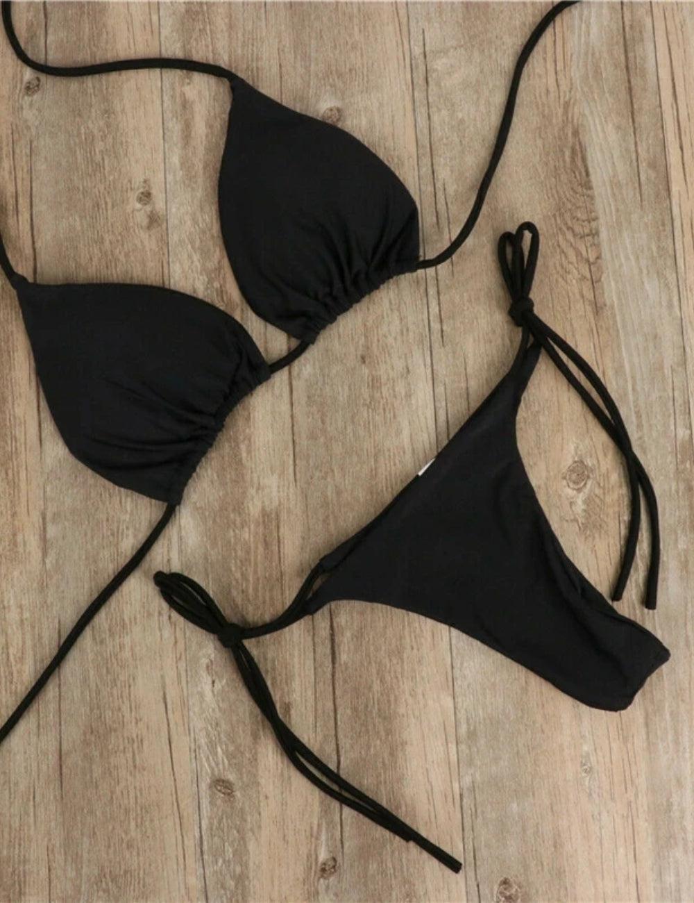 Burq | Push-up bikiniset enkelkleurig zomer