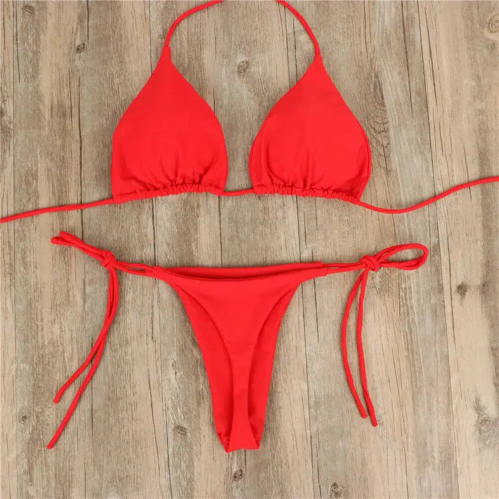 Burq | Push-up bikiniset enkelkleurig zomer
