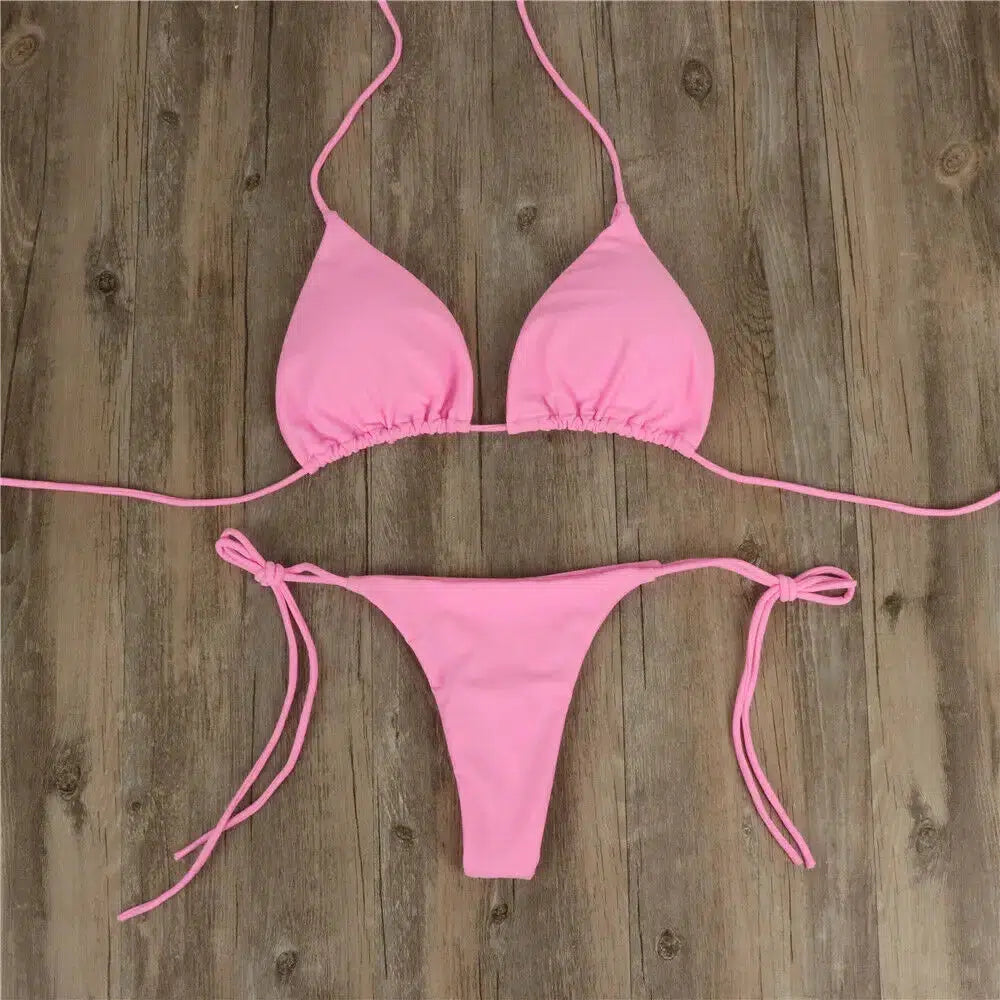 Burq | Push-up bikiniset enkelkleurig zomer
