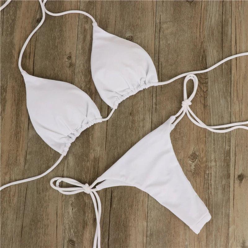 Burq | Push-up bikiniset enkelkleurig zomer