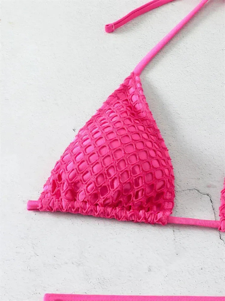 Burq | Roze 3-delige bikiniset