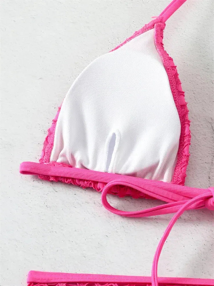 Burq | Roze 3-delige bikiniset