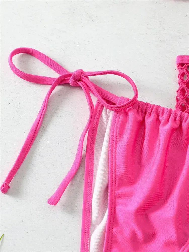 Burq | Roze 3-delige bikiniset