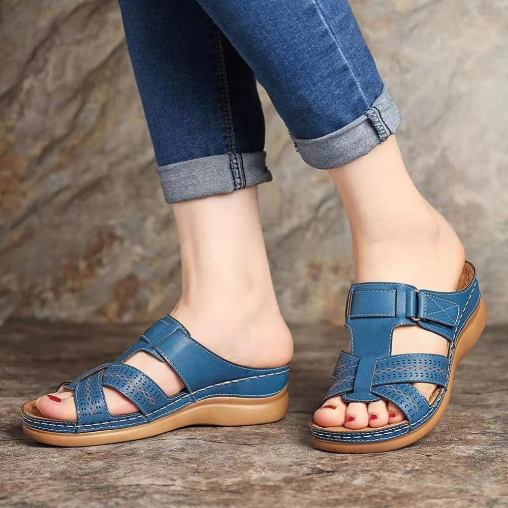 Burq | - Sandalen met brede sleehak