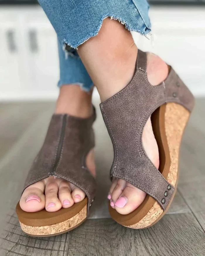 Burq | Sandalen met gemiddelde hak