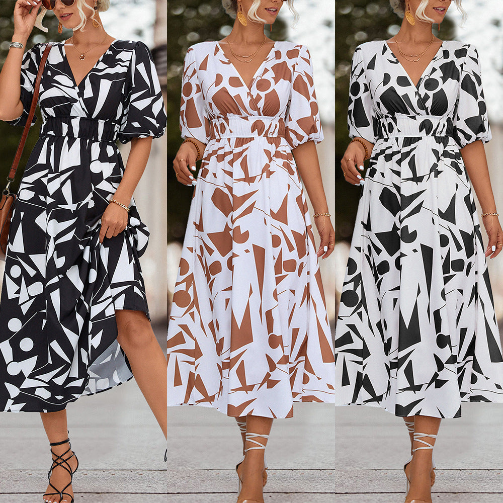 Burq | Tijdloze damesmode met V-hals en pofmouwen