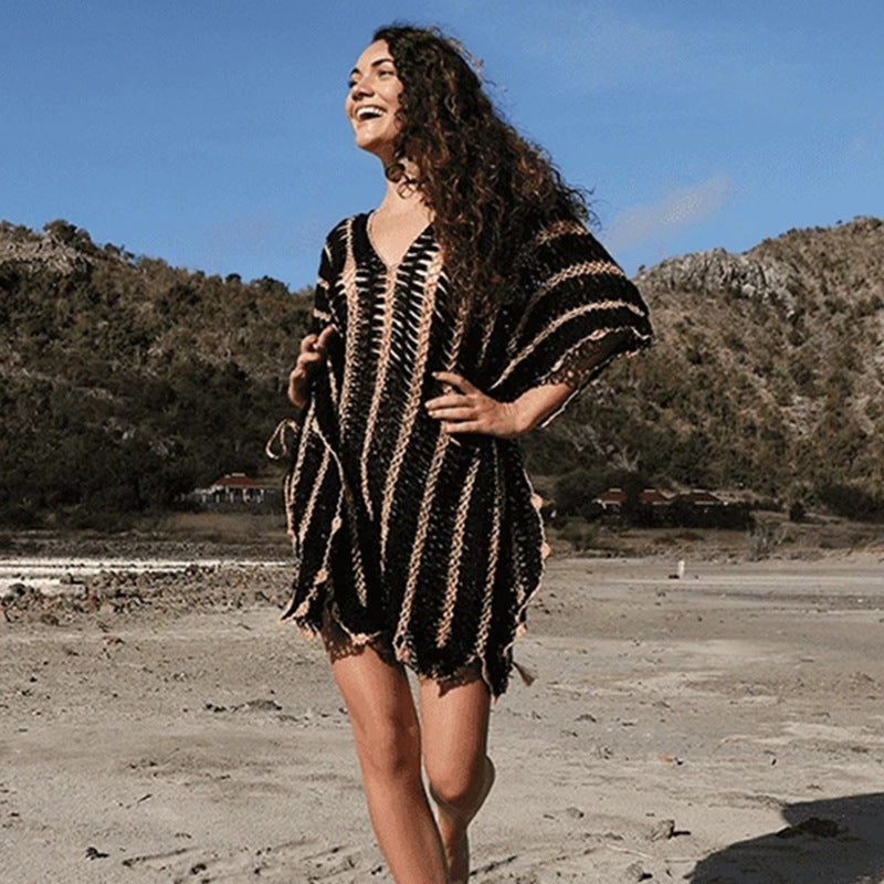 Burq | Trendy gehaakte strandblouse tegen de zon