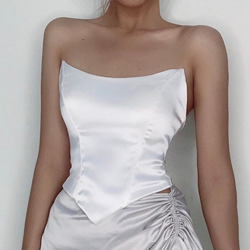 Burq | Trendy mode slanke afslankende all-match blouse
