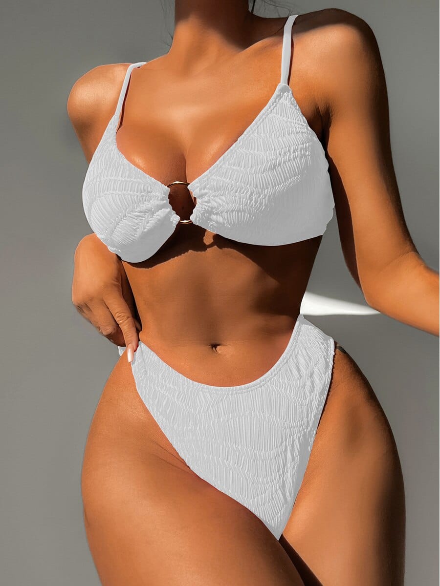 Burq | Zoé - Witte bikini Bali stijl