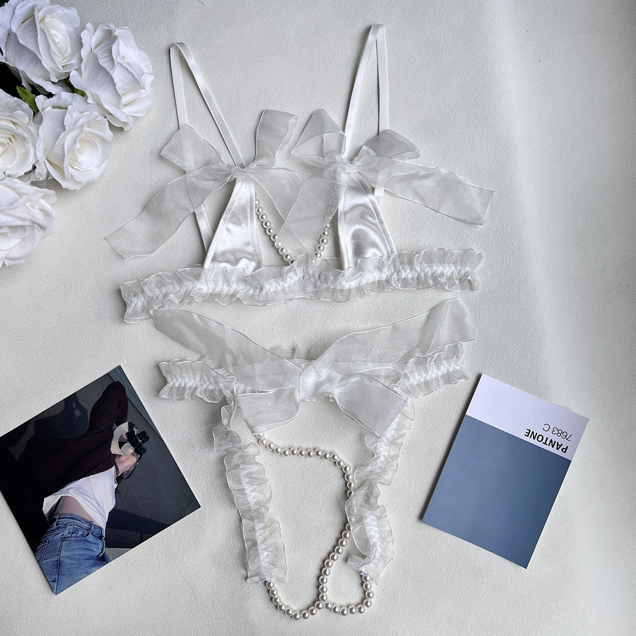 Burq naaiband lingerie set voor zware industrie